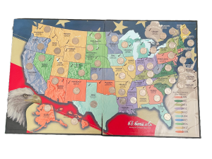 Fifty State Coin Map